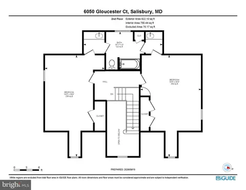 Floorplan - 6050 Gloucester Ct, Salisbury, MD 21801 photo 3 of 6