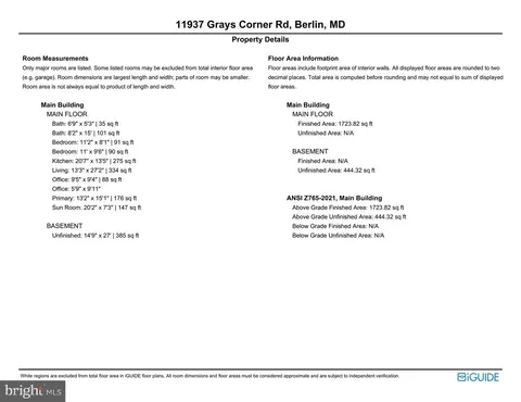 Floorplan - 11937 Grays Corner Rd, Berlin, MD 21811 photo 4 of 4