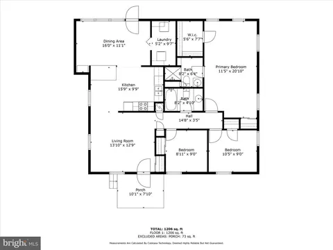 Floorplan - 47 Moonraker Rd, Ocean Pines, MD 21811 photo 1 of 1