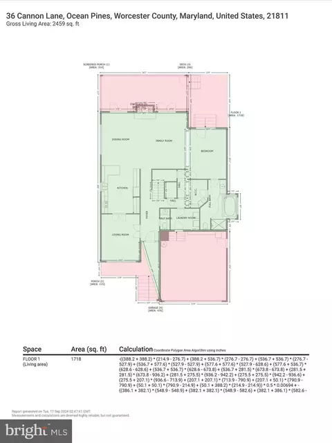 Floorplan - 36 Cannon Dr, Ocean Pines, MD 21811 photo 4 of 5