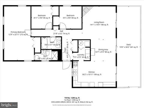 Floorplan - 22 Rabbit Run Ln, Ocean Pines, MD 21811 photo 1 of 1