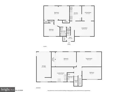 Floorplan - 237 Purdue Ave, Pemberton, NJ 08068 photo 1 of 3