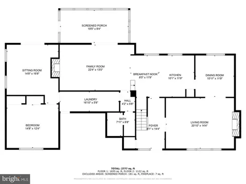 Floorplan - 727 Beacon, Mount Laurel, NJ 08054 photo 1 of 3