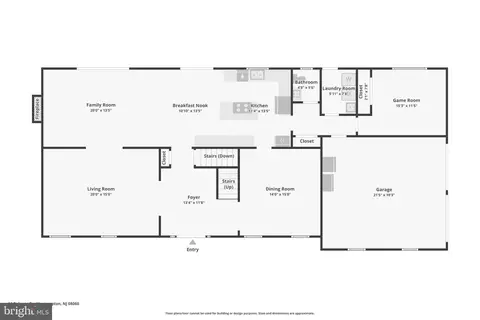 Floorplan - 16 Roberts Dr, Westampton, NJ 08060 photo 1 of 3