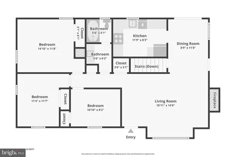 Floorplan - 335 Ithaca Ave, Delran, NJ 08075 photo 2 of 3