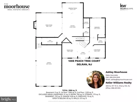 Floorplan - 1208 Peach Tree Ct, Delran, NJ 08075 photo 1 of 3