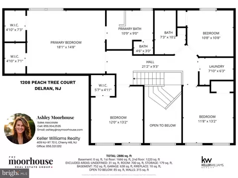 Floorplan - 1208 Peach Tree Ct, Delran, NJ 08075 photo 2 of 3