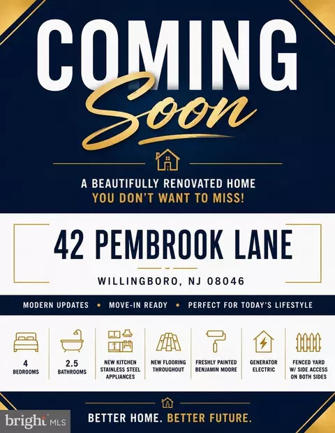 42 Pembrook Ln, Willingboro, NJ 08046