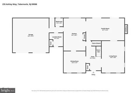 Floorplan - 235 Ashley Way, Tabernacle, NJ 08088 photo 3 of 3