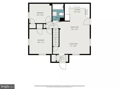 Floorplan - 423 E Park Ave, Maple Shade, NJ 08052 photo 1 of 3