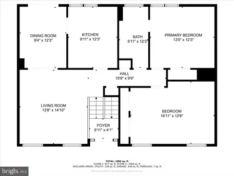 Floorplan - 14 Spring Hill Dr, Clementon, NJ 08021 photo 2 of 3