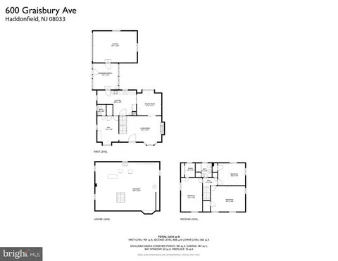 Floorplan - 600 Graisbury Ave, Haddonfield, NJ 08033 photo 1 of 1