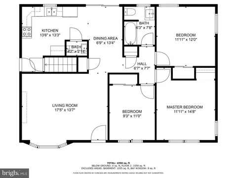 Floorplan - 155 E Atlantic Ave, Clementon, NJ 08021 photo 2 of 3