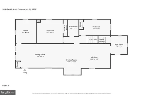 Floorplan - 36 Atlantic Ave, Clementon, NJ 08021 photo 2 of 2