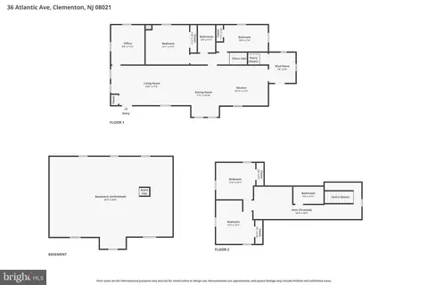 Floorplan - 36 Atlantic Ave, Clementon, NJ 08021 photo 1 of 2