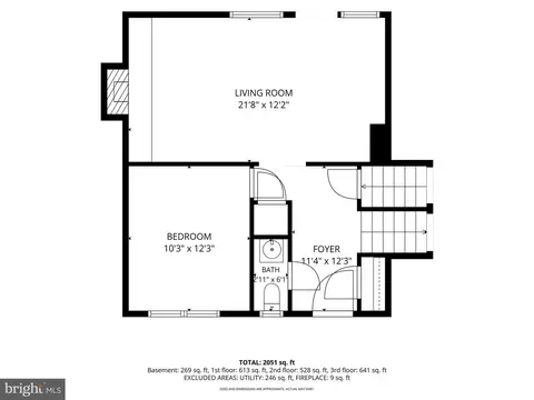 Floorplan - 413 Howard Rd, Cherry Hill, NJ 08034 photo 1 of 5