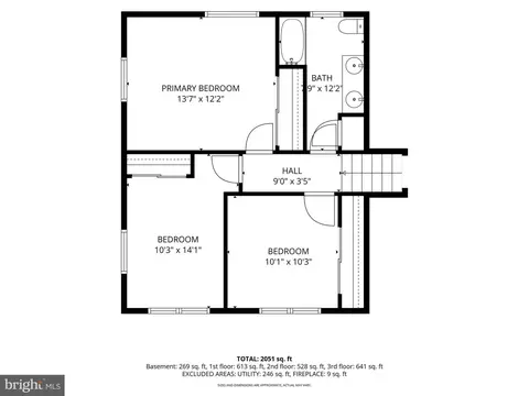 Floorplan - 413 Howard Rd, Cherry Hill, NJ 08034 photo 3 of 5