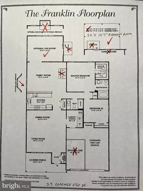 Floorplan - 29 Carriage Stop Dr, Berlin, NJ 08009 photo 1 of 1