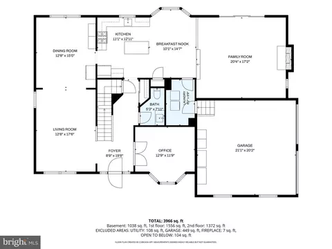 Floorplan - 705 Elaine Dr, Mickleton, NJ 08056 photo 3 of 4