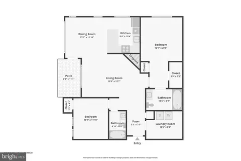 Floorplan - 113 Kyle Way, Ewing, NJ 08628 photo 1 of 1