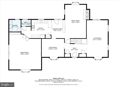 Floorplan - 20 Bernard Dr, Ewing, NJ 08628 photo 1 of 4