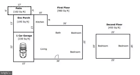 Floorplan - 456 Barnacle Rd, Forked River, NJ 08731 photo 1 of 1