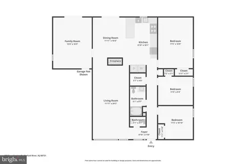 Floorplan - 407 Constitution Dr, Forked River, NJ 08731 photo 1 of 1