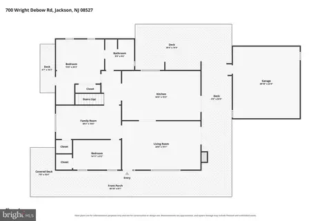 Floorplan - 700 Wright-debow Rd, Jackson, NJ 08527 photo 2 of 3