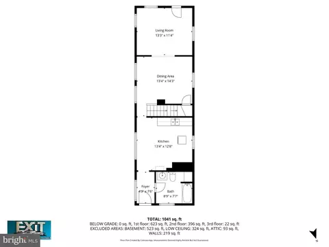 Floorplan - 176 Griffith St, Salem, NJ 08079 photo 2 of 5