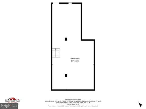 Floorplan - 11 Montello Rd, Reading, PA 19608 photo 3 of 7