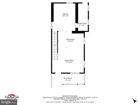 Floorplan - 11 Montello Rd, Reading, PA 19608 photo 4 of 7