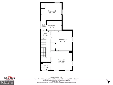 Floorplan - 11 Montello Rd, Reading, PA 19608 photo 5 of 7