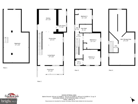 Floorplan - 11 Montello Rd, Reading, PA 19608 photo 7 of 7