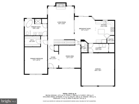 Floorplan - 907 Billy Dr, Sinking Spring, PA 19608 photo 3 of 4