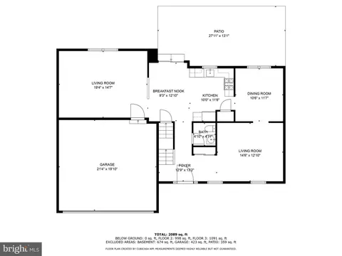 Floorplan - 9 Roxberry Dr, Reading, PA 19608 photo 3 of 4