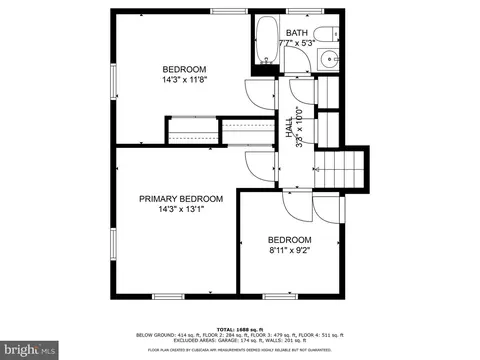 Floorplan - 3012 Octagon Ave, Reading, PA 19608 photo 2 of 5
