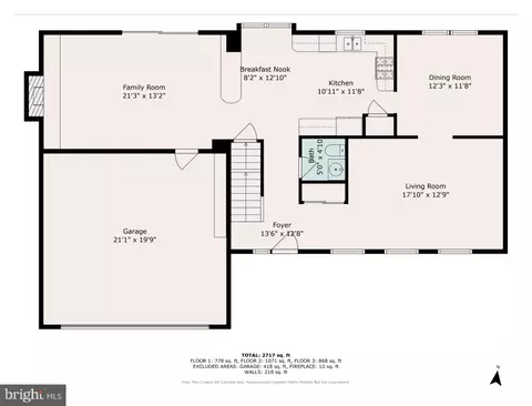 Floorplan - 121 Sage Dr, Reading, PA 19608 photo 2 of 3