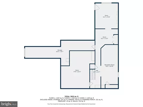 Floorplan - 3105 Daniel Dr, Reading, PA 19608 photo 4 of 4
