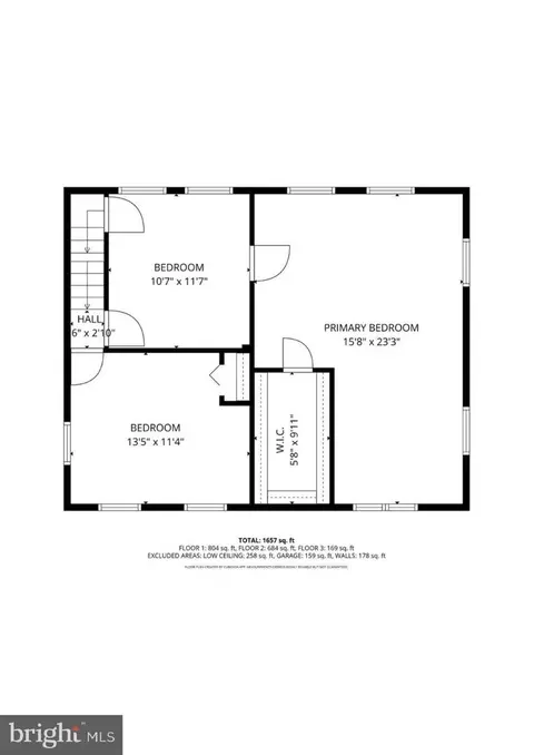 Floorplan - 823 Fritz Ave, Reading, PA 19607 photo 2 of 4