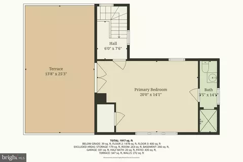 Floorplan - 429 Devon Ter, Reading, PA 19607 photo 4 of 4