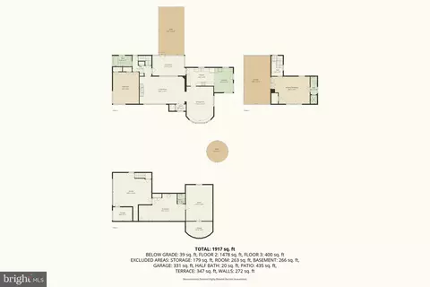 Floorplan - 429 Devon Ter, Reading, PA 19607 photo 1 of 4