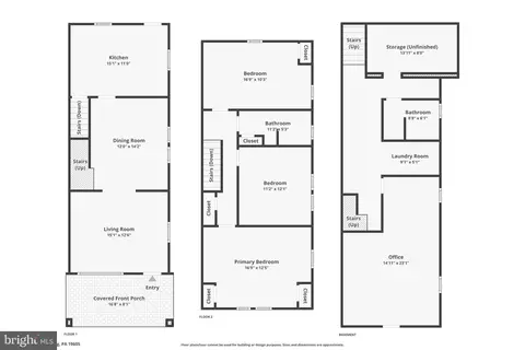 Floorplan - 430 Fairview St, Reading, PA 19605 photo 3 of 3
