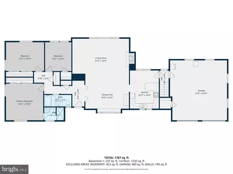 Floorplan - 2601 Reading Blvd, West Lawn, PA 19609 photo 2 of 3