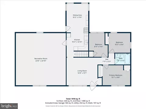 Floorplan - 1530 Kramer Ave, Reading, PA 19606 photo 1 of 3