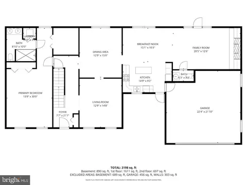 Floorplan - 31 Estates Dr, Reading, PA 19606 photo 1 of 3