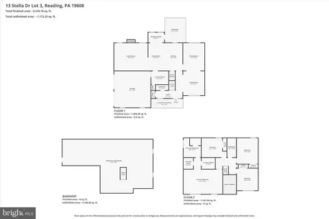 Floorplan - 13 Stella Dr, Reading, PA 19608 photo 4 of 4