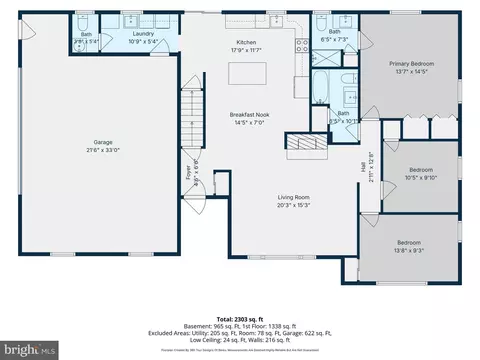Floorplan - 325 Faust Rd, Reading, PA 19608 photo 2 of 3
