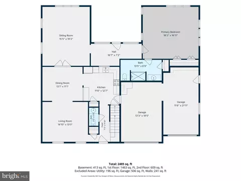 Floorplan - 313 Parkview Rd, Reading, PA 19606 photo 2 of 4