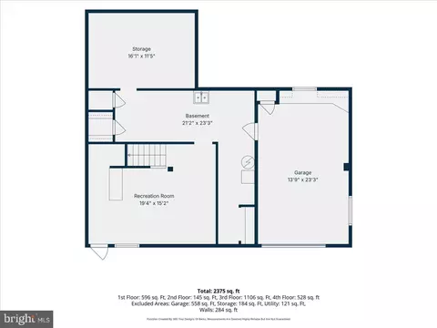 Floorplan - 702 Frederick St, Reading, PA 19607 photo 3 of 4