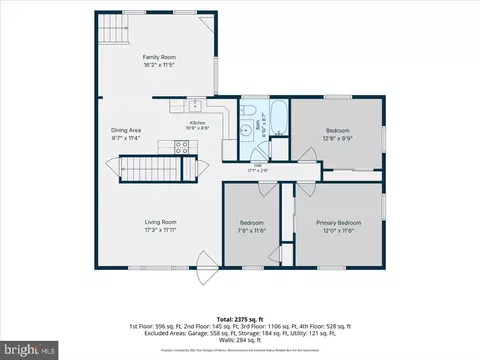 Floorplan - 702 Frederick St, Reading, PA 19607 photo 2 of 4
